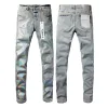 Jeans violets Pantalons en denim Jeans pour hommes Designer Jean Hommes Pantalon noir Haut de gamme Qualité Design droit Rétro Streetwear Pantalon de survêtement décontracté Designers Joggers Pant 94