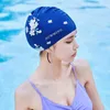 Cuffia alta elastica per adulti Uomo Donna Cuffia per piscina impermeabile Proteggi le orecchie Capelli lunghi Cappello da sub in silicone di grandi dimensioni YQ240119