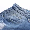 Calças de brim femininas buraco shorts senhoras verão calças jeans com bolsos botão alta ascensão sexy casual magro para mulheres finas vestidos