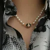 Collar satélite Diseñador Mujeres de calidad superior con caja colgante Emperatriz occidental Viuda Esmalte Imán Hebilla Luz Collar de moda Cadena