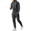 Survêtements pour hommes Costumes de jogging Pantalons de sweat-shirt pour hommes Quotidien pour les vacances Sweat à capuche à manches longues O Cou