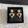 Mixed Simple 18K Gold Plated 925 Silver Luxury Brand Designers Double Letters 23B Lava Love Earrings Wedding Party Jewerlry