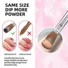 100% Pure Kolinsky Acrylic Brush UV Gel Carving Pen Liquid Powder Diy Nail Drawing Flat Crimped Pink Relief Metal Nail Art Brush 240119