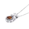 Tianyu Gems Gold Jewellery 1.0Ct IGI Cushion Cut Fancy Yellow CVD Lab Grown Diamond Wedding Necklace