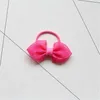 Hair Accessories 5pcs/lot Girls Rope Snow Yarn Bow Band Colors Shiny Scrunchie Ponytail Holder For Children