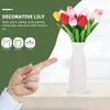 Dekorative Blumen, 15 Stück, künstliche Tulpen, künstliche Tulpen, Dekoration für Zuhause, Schlafzimmer, künstlicher Blumenstrauß für Pflanzen, Schmücken, Hochzeiten