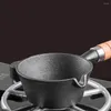 Tavalar mini yağ tavası sos yapışmaz tencere ısıya dayanıklı süt pot ev bebek maması pişirme stoğa ısıtma