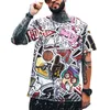 Blusas femininas camisas 2022 nova moda masculina rua hip-hop graffiti impressão 3d leica poliéster tecido de alta qualidade camiseta 2022 marca plus size topo yq240120