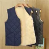 Vests Jacket Men Autumn Winter Fleece Sleeveless Jackets Clothing Waist Coat Fashion Solid Waistcoat Plus Size 6XL 240119