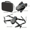 Drone UAV Quadcopter E88 com motor sem escova - câmeras HD duplas, posicionamento de fluxo óptico, início com um clique, luzes LED, presentes perfeitos para homens e adolescentes