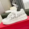 Erkek Ayakkabı Yeni Kadın Ayakkabı Tasarımcı Ayakkabı Deri Dikiş Up Sneaker Lady Platform Çalışma Eğitmenleri Kalın Solged Kadın Spor Sabahları Boyutu 35-39-42-45 US4-US10 Kutu