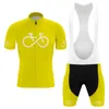 Racing Sets Männer Bike Forever Radfahren Jersey Set Trägerhose Anzug Fahrrad Tragen MTB Downhill Road Kits Kleidung