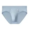 Unterhose Schutz Slips Einfarbig Plus Größe Partikel Massage Männliche Männer Kleidung Sommer Kühlung Nahtlose Atmungsaktive Bikini