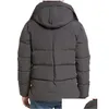 Autres vêtements Designer 23SS Hommes Down Vestes Canard Blanc Coupe-vent Hommes Parkas Veste Collier Hiver Puffer Real Wolf Fourrure Manteau Arctic H Dhzs0