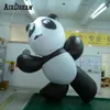 wholesale factory price custom 19.7ft height inflatable panda model giant cartoon balloon for advertising,event