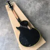 Gorący! Sklep niestandardowy Murphy Lab R8 Black LP Heavy Relic Electric Electric Guitar, Aged Relic Guitarra, Custom Service jest OK