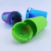 Newest Colorful Silicone Smoking Desktop Car Ashtrays Portable Innovative Easy Clean Herb Tobacco Cigarette Cigar Holder Ash Soot Container Ashtray