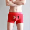 Onderbroek mannen Grappige Cartoon Ondergoed Mannen Ijs Zijde Bolle Pouch Boxershorts Creatieve Onderbroek Mannelijke Ademend Midden taille Slipje