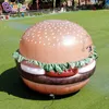 wholesale 3M de altura Publicidad gigante Modelos de hamburguesas inflables Blow Up Simulación Alimentos Globos Modelos para decoración al aire libre Juguetes Deportes