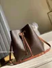 6A High Qaulity Women Shoulder Evening Bags Fashion Lady Leather Handbags Purses Designer Luxury Bucket Bag Drawstring Wallet