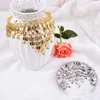 Hair Clips Fashion Metal Coin Head Chain Wedding Accessories Elegant Headpiece Bling Bridal Forehead Jewelry