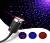 3 Farben USB Entertainment Car Light Projector Laser LED Light Star Atmosphäre 7 Beleuchtungseffekt Dekor Schlafzimmer Autoprodukte 1090825