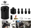 PQY Universal Billet Aluminium Baffled Oil Catch Can Tank med Breather Filter Engine Mini Oil Separator PQYTK929701872