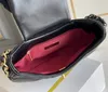 Designer saco emenda corrente mulher moda bolsa de luxo recém-lançado meia lua hobo axilas qualidade superior couro macio lazer ombro