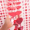 Party Decoration Favors Wedding Supplies Heart Valentine's Day Rain Curtain Birthday Wall Drapes Po Zone Backdrop