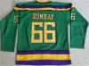 96 Maglia da hockey Charlie Conway 8 Teemu Selanne 9 Paul Kariya 99 Banks 44 Reed 21 Portman 66 Bombay 33 Goldberg