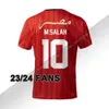 Mohamed M.Salah Nations Africa Cup 2024 Kits Egypte Cultuurvoetbal Jersey Home Red Jeugd Kids Club voetbalshirt Uniformen