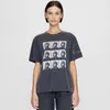 24Ss BING Washed Black Tees Women Designer Printed T Shirts Pure Cotton Short-Sleeved T-Shirt Tops 476