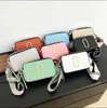 6A Designer Bag Snapshot Multi-Color Camera Bag Classics Mini Mark Bag Handbag Women's Wide Strap Shoulder Bag Fashion Luxury Leather F