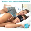 Großhandel Fone Bluetooth-Kopfhörer, Sport-Schlaf-Stirnband, elastische kabellose Kopfhörer, Musik-Augenmaske, kabelloses Bluetooth-Headset-Stirnband