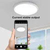 Luzes de teto redondas LED lâmpada anti-mosquito impermeável à prova de poeira quarto banheiro varanda luz abajur acrílico