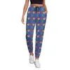 Women's Pants Dog Shaped Balloon Jogger Spring Colorful Print Home Joggers Ladies Y2K Graphic Trousers Big Size