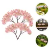 Decorative Flowers Miniature Street Trees Model Sand Table Landscape Cherry Blossom