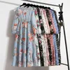 Casual Dresses Spring Summer Women Maxi Full Sleeve Floral Printed O-Neck Woman Bohe Beach Party Long Dress Mujer Vestidos