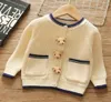 Pullover Autumn Baby Girls Clothing Sweaters for Kids Bear Cardigan Toddler Långärmkläder 18m8 år 20213261335