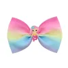 Nœuds de cheveux de Style coréen pour filles, en acrylique, sirène, dessin animé, ruban licorne imprimé, nœud de Boutique coloré, accessoires pour enfants BJ