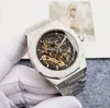 U1 najwyższej klasy AAA Mens Watch Sapphire Glass 42 mm szkieletowe Wybierz Automatyczne mechaniczne zegar ze stali nierog nierog nierdzewna Wodoodporne designerskie zegarek