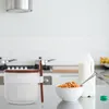 Zestawy naczyń stołowych Ceramiczne przyprawy słoika domowe pudełko do butelek kuchennych sola cukier kreatywny puszek pojemnik na grilla pusta dozownik