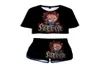 Seed Of Chucky 3D Pop Pantaloncini e magliette Ghost Doll Donna Set due pezzi Cool Print Film horror Ragazze Crop Top Vestiti X06124675485