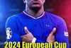 2024 Euro Cup francuskie koszulki domowe mbappe koszulki piłkarskie Dembele coman saliba kante maillot de foot equipe maillots griezmann Kit Kit Men Fan Piłka nożna