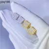 2021 popolare Hotsale Iced Out gioielli prezzo più basso 925 gioielli in argento sterling DEF Moissanite VVS orecchini con perno