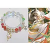 Link Bracelets Tian Guan Ci Fu Red White Beaded Bracelet For Women Cosplay Xie Lian Fashion Jewelry Anime Metal Accesorios Girl Gift