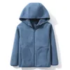 Down Coat Unisex Reversible Hoodie Kids Pullover Sweatshirts Winter Warm Polar/Coral Fleece Hooded Jacket Boys/Girls Flannel Hoody