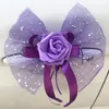 Decorative Flowers 1PCS Wedding Car Decoration Accessories Door Handles And Rearview Mirror Flower Floral Decor