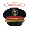 Bérets capitaine chapeaux chemin de fer Halloween Costume pour mascarade fête jeu de rôle déguisement thème accessoires DXAA