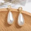 Dangle Oorbellen MASA Koreaanse Mode Eenvoudige Parel Voor Vrouwen Zachte Elegante Gouden Kleur Drop Earring Sieraden 2024